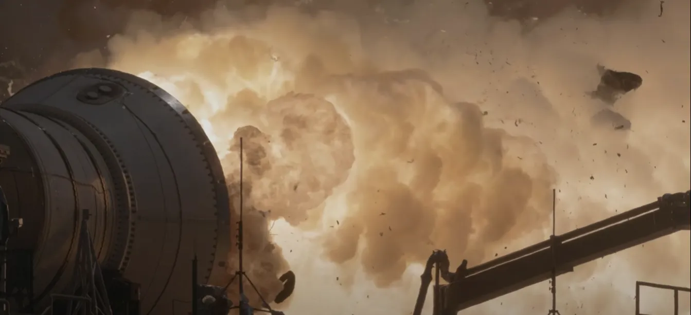 Anomaly during testing of the most powerful solid fuel accelerator in history